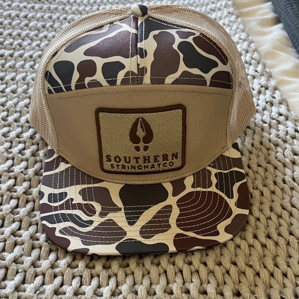Southern String Hat Co Camo Trucker Hat